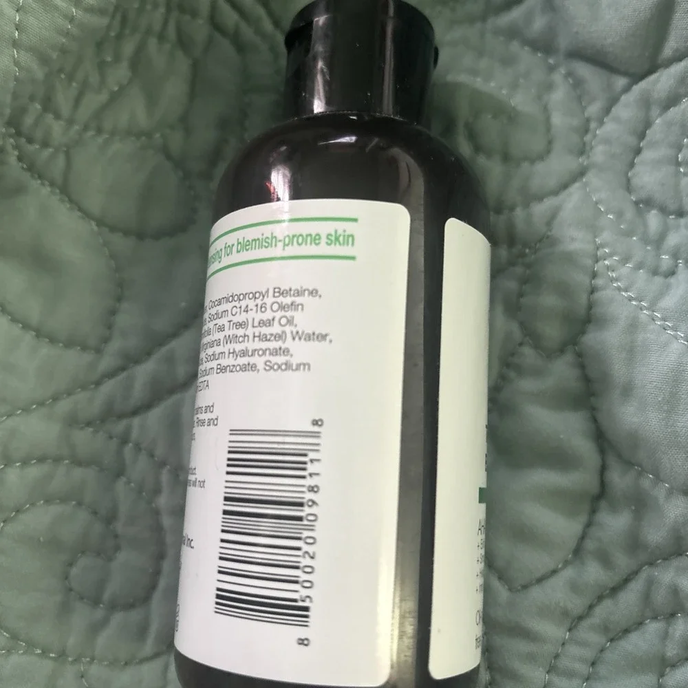 Skin Nutrition Botanicals Tea‎ Tree Oil + Salicylic Acid Balancing Face Wash